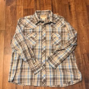 Wrangler plaid shirt, men’s XXL